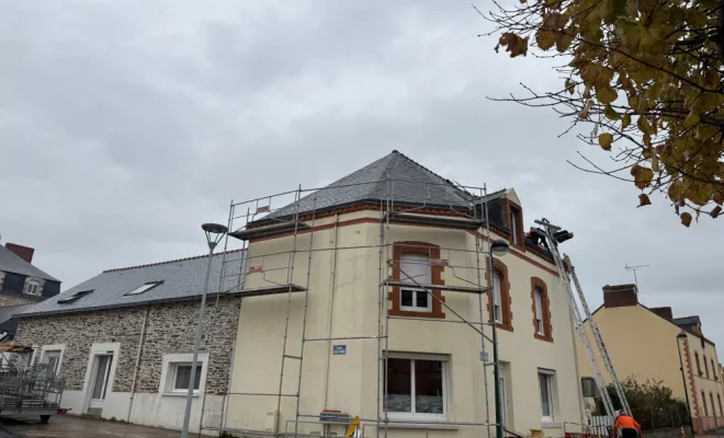 Rénovation toiture sur la commune de pléssé, Sainte-Anne-sur-Brivet, QUIRRION MICKAEL COUVREUR ZINGUEUR GUERINOIS