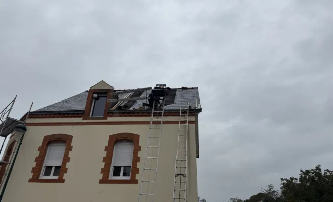 Rénovation de la toiture sur la commune de pléssé , Sainte-Anne-sur-Brivet, QUIRRION MICKAEL COUVREUR ZINGUEUR GUERINOIS