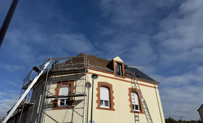 Rénovation toiture sur la commune de pléssé, Sainte-Anne-sur-Brivet, QUIRRION MICKAEL COUVREUR ZINGUEUR GUERINOIS