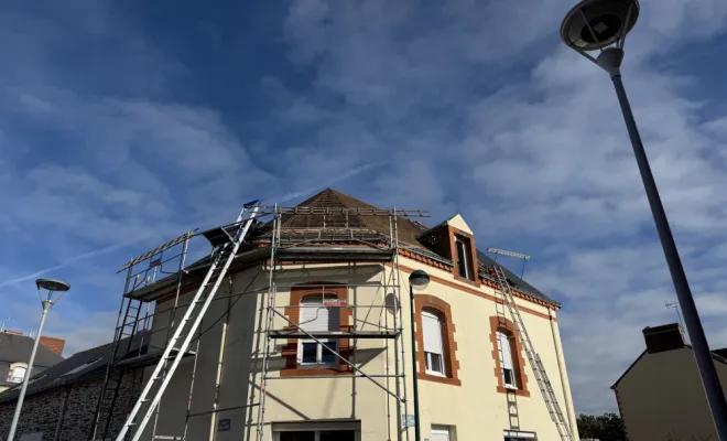 Rénovation toiture sur la commune de pléssé, Sainte-Anne-sur-Brivet, QUIRRION MICKAEL COUVREUR ZINGUEUR GUERINOIS