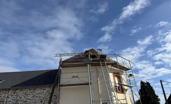 Rénovation de la toiture sur la commune de pléssé , Sainte-Anne-sur-Brivet, QUIRRION MICKAEL COUVREUR ZINGUEUR GUERINOIS
